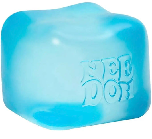 Needoh Nice Cube Fidget Toy - Soft Squishy Satisfying Squeeze Toy in Assorted Colors - ADHD Gifts for Women, Teen Girl Gifts - Collectible Sensory Item for Ages 3+